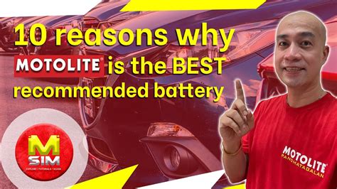 10 reasons Motolite is the recommended battery .